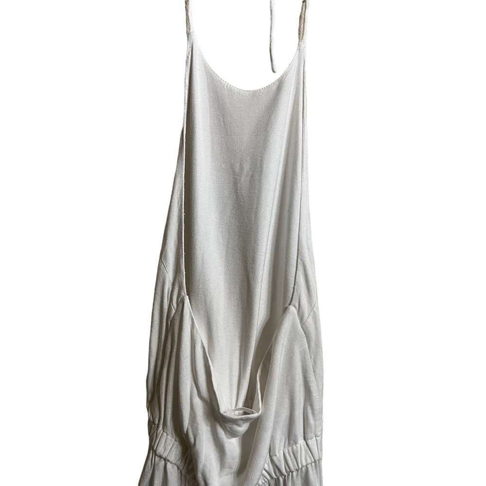 Mikoh White Halter Takaroa Open Back Romper - image 6